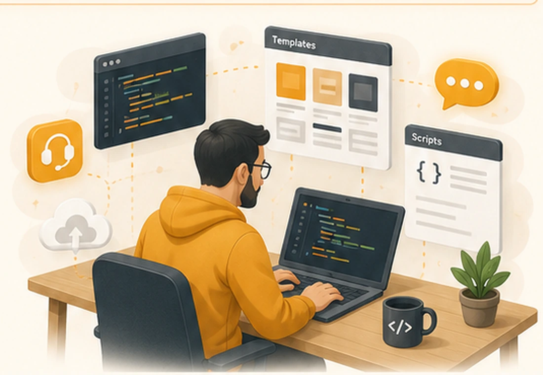 Consultoria, templates e scripts para acelerar o seu negócio.