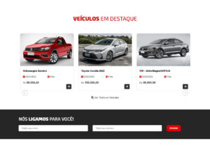 Site em PHP para venda de carros e motos