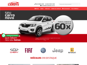 Site em PHP para venda de carros e motos